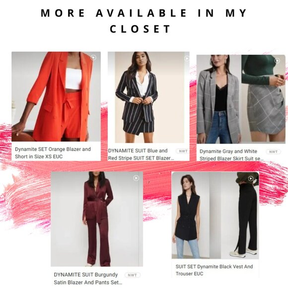 SUIT SET NEUTRAL Dynamite Beige Billie Vest and Trouser OFFICE WORK CORPORATE - Picture 16 of 17